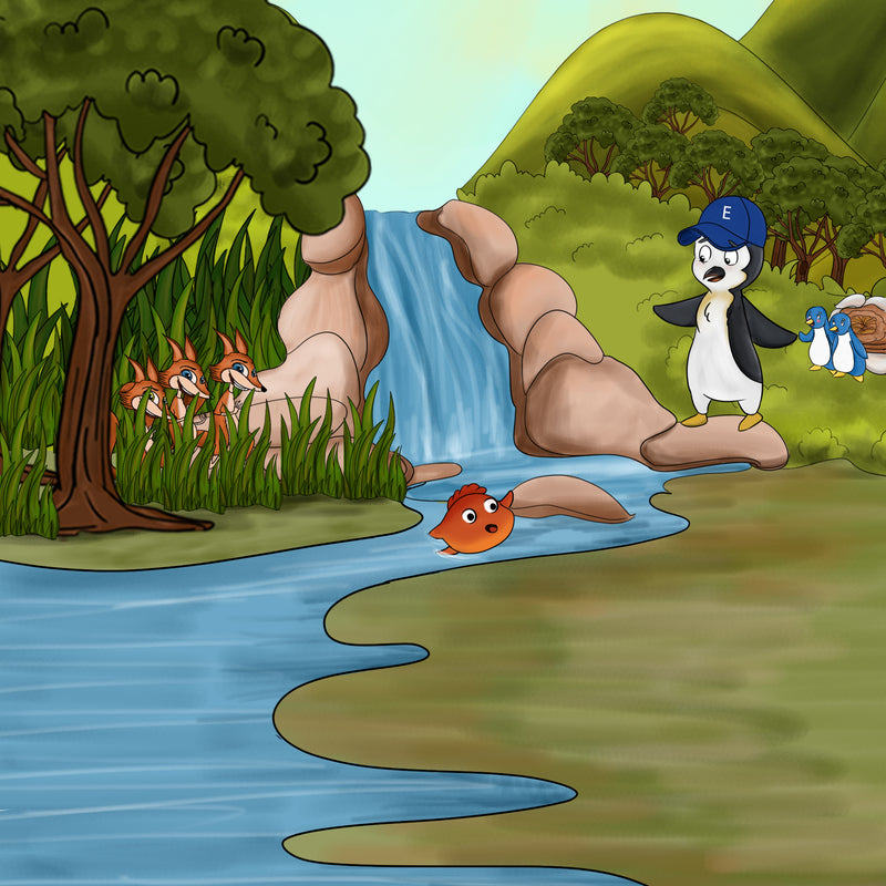 Noodles & Albie On Thin Ice - Award Winning Penguin Picture Book - ages 4 - 8, Softcover