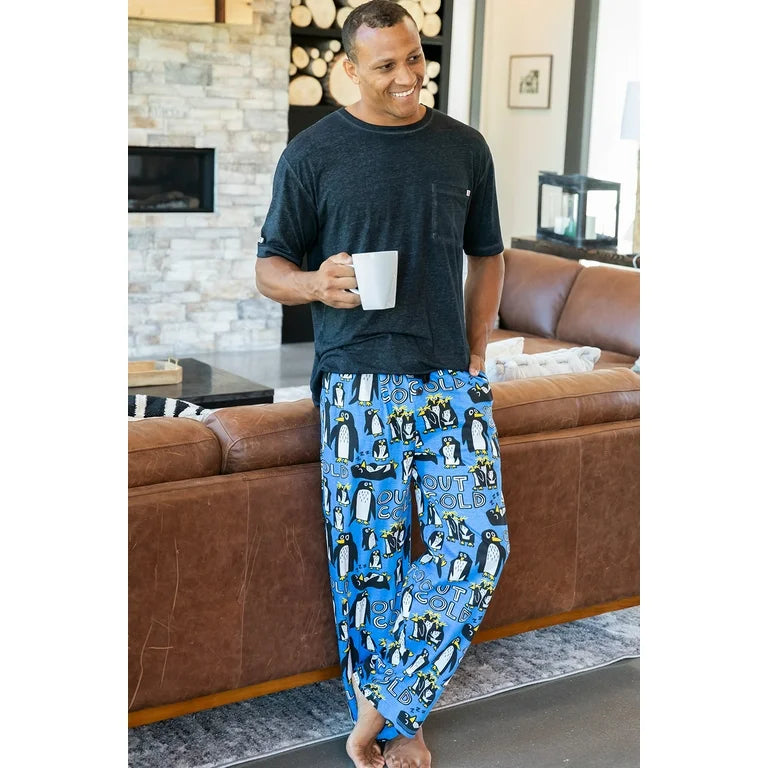 "Out Cold"  Penguin Pajama / Lounge Pants (XS - XL)