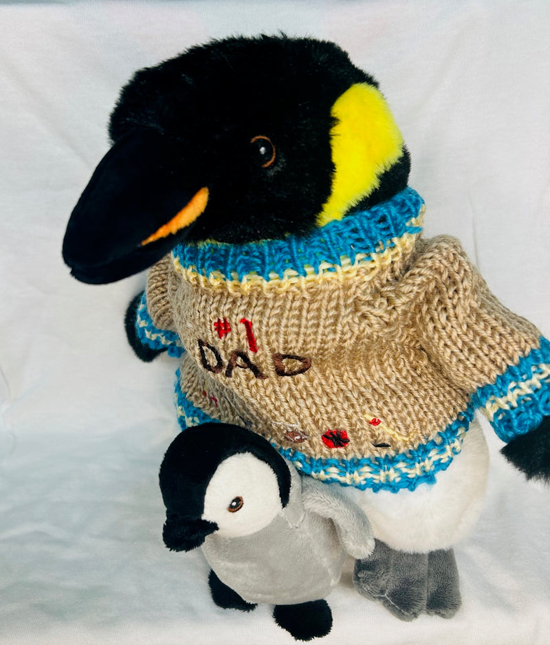 Penguin and Chick Father&