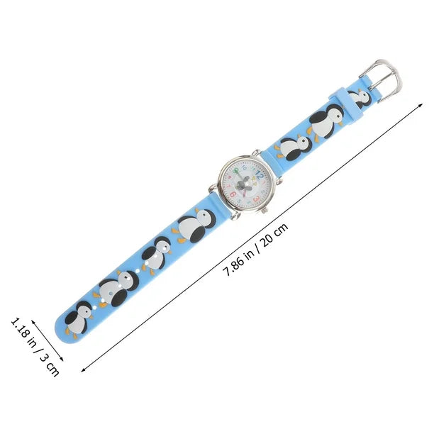 Kids Blue Penguin Watch (adjustable for 3 -8 years)