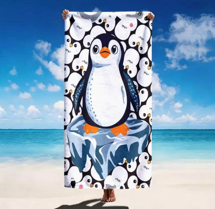 Penguin On Ice / Bath Towel (30
