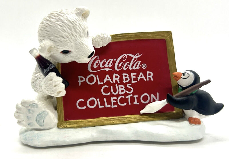 Coca Cola Polar Bear Cubs Polar Bear Cub Sign H72047