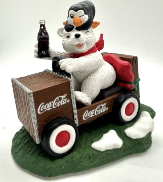 Coca-cola Brand Polar Bears Cubs Teamwork Makes Winners (1999)