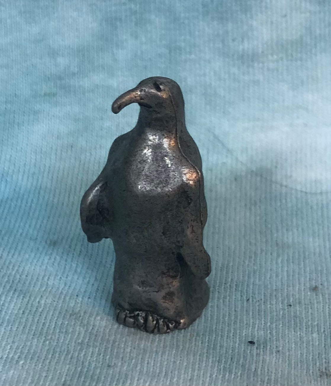 Pewter Emperor Penguin Figurine (1 1/2" Tall) Penguin Gift Shop