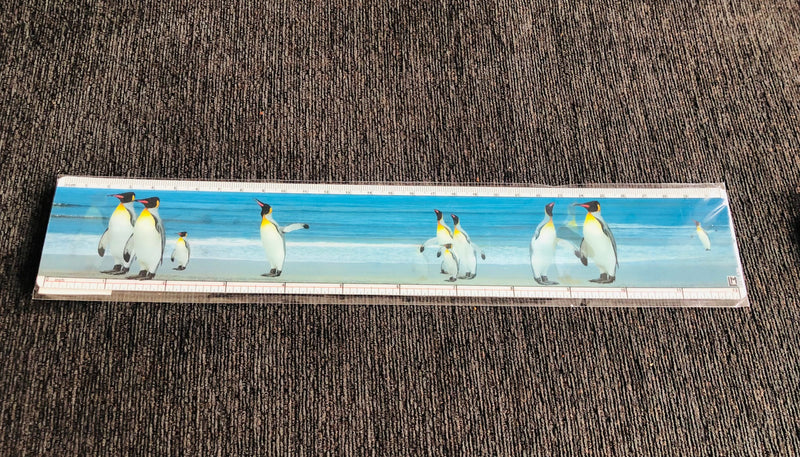 3-D Penguin Waddle Ruler (12" long)