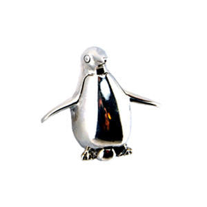 Orecchini in argento Sterling smaltato Penguin andralok/confezione Orecchini in argento Sterling smaltato Penguin andralok/confezione