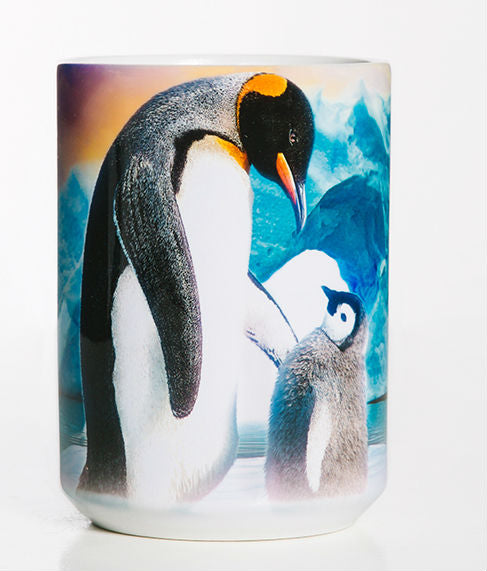 Penguin Mug - Blue Scarf