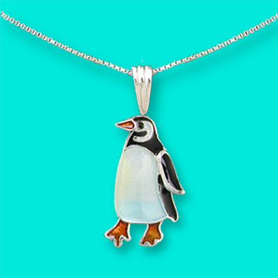 gentoo penguin pendant