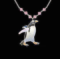 gentoo penguin pendant