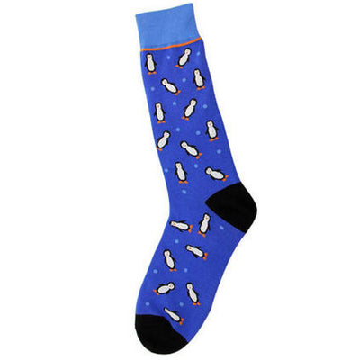 Penguin Socks, Men's Size, Penguins all over socks