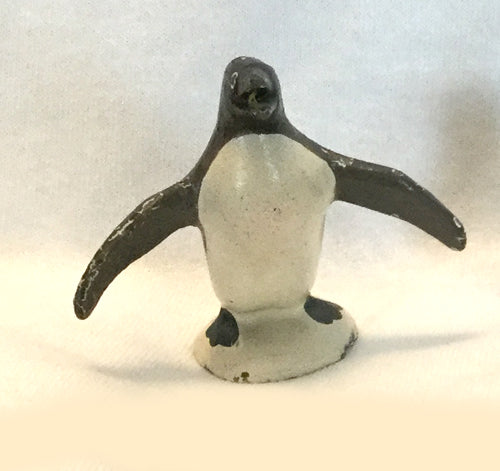 Iron Wings Out Penguin Figurine (2" Tall)