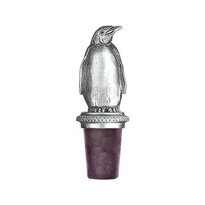 pewter penguin bottle stopper Gift