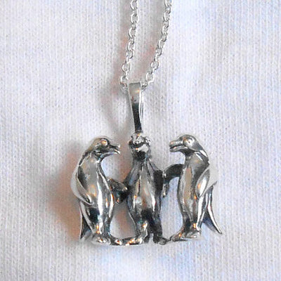 Penguin Silver pendant Jewelry Gift