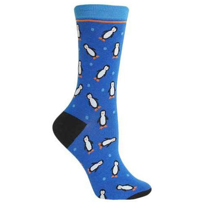 Penguin Socks, Women's Size, Penguins All Over Socks