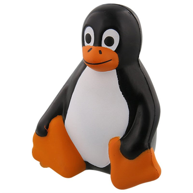 Sitting Linux Penguin Stress Reliever (3" Tall)