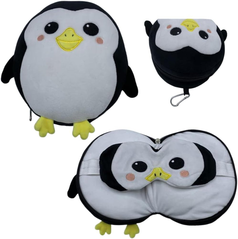 Kids Penguin Daydream Nap Pillow (Kids 8" x 5")