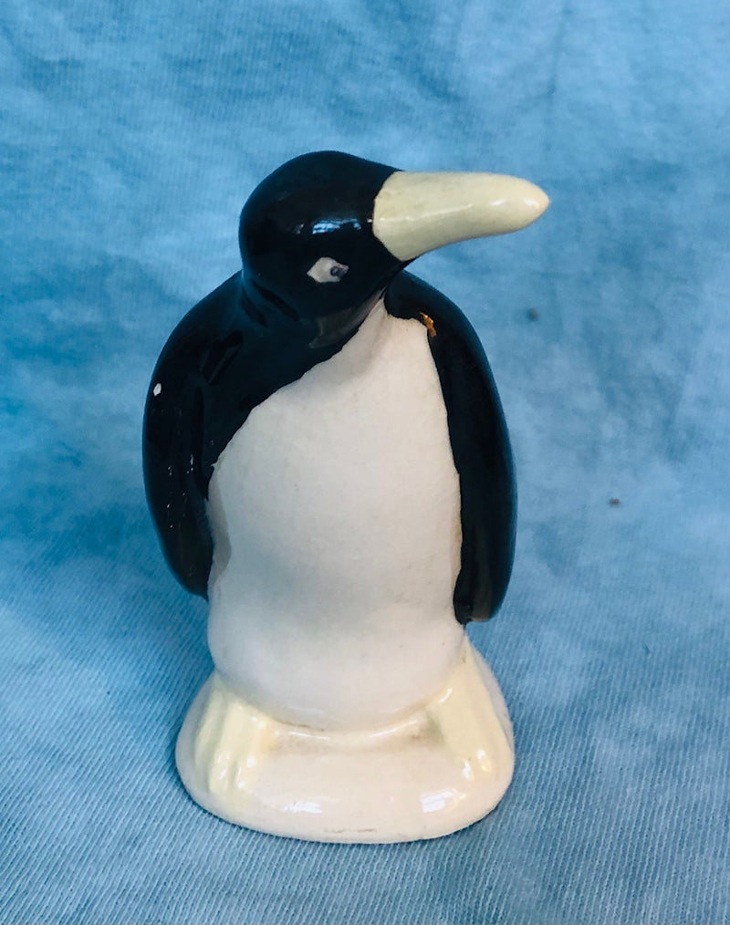 Hand Crafted Ceramic Penguin (Made in Holland - 3" Tall)