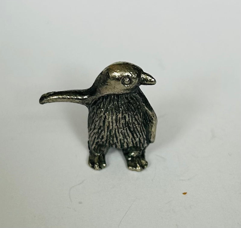 Wing Out Pewter Penguin (1" Tall)