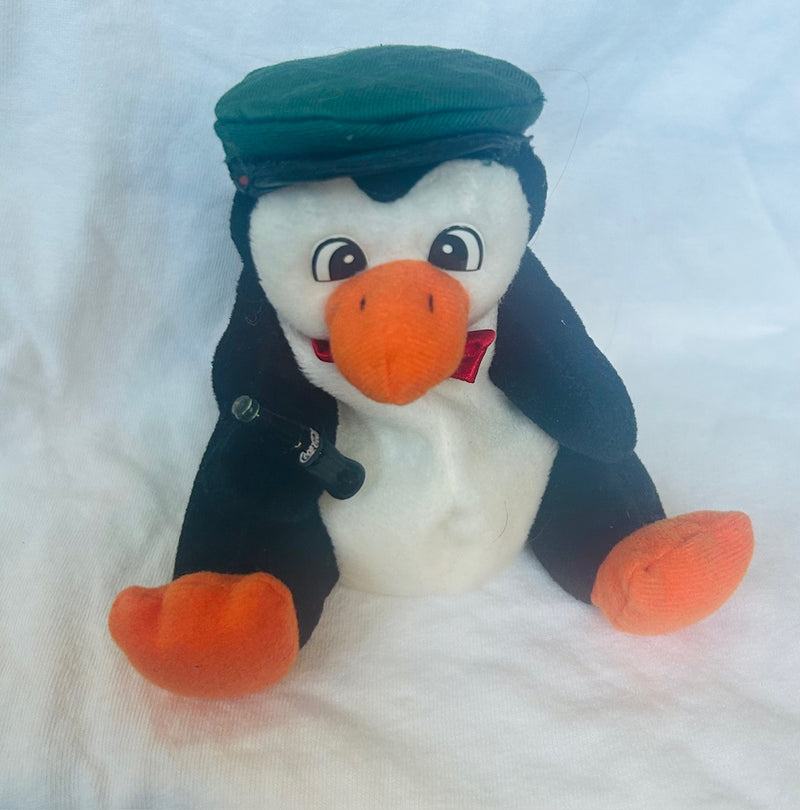 Coca Cola Bean Bag Penguin Plush (5" Tall)