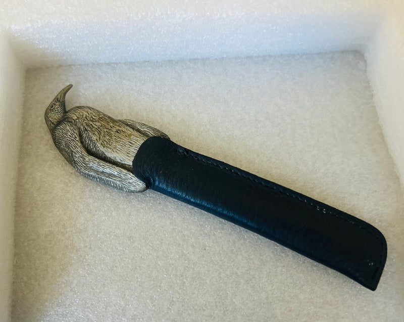 Pewter Penguin Letter Opener (5" long)