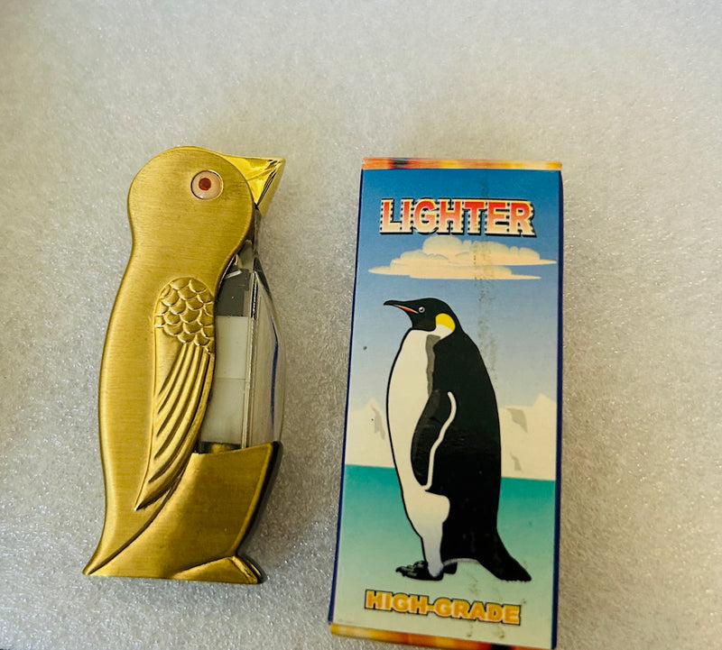 Brass Penguin Lighter (2 1/2" Tall)