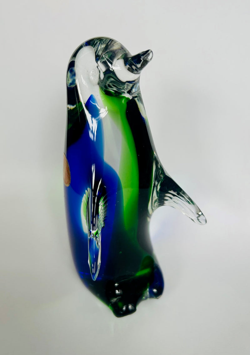 Murano Glass Penguin Figurine (5 1/2" Tall)