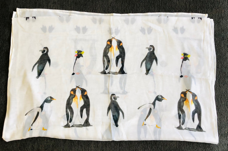 Penguin Fashion Scarf (16" x 60")
