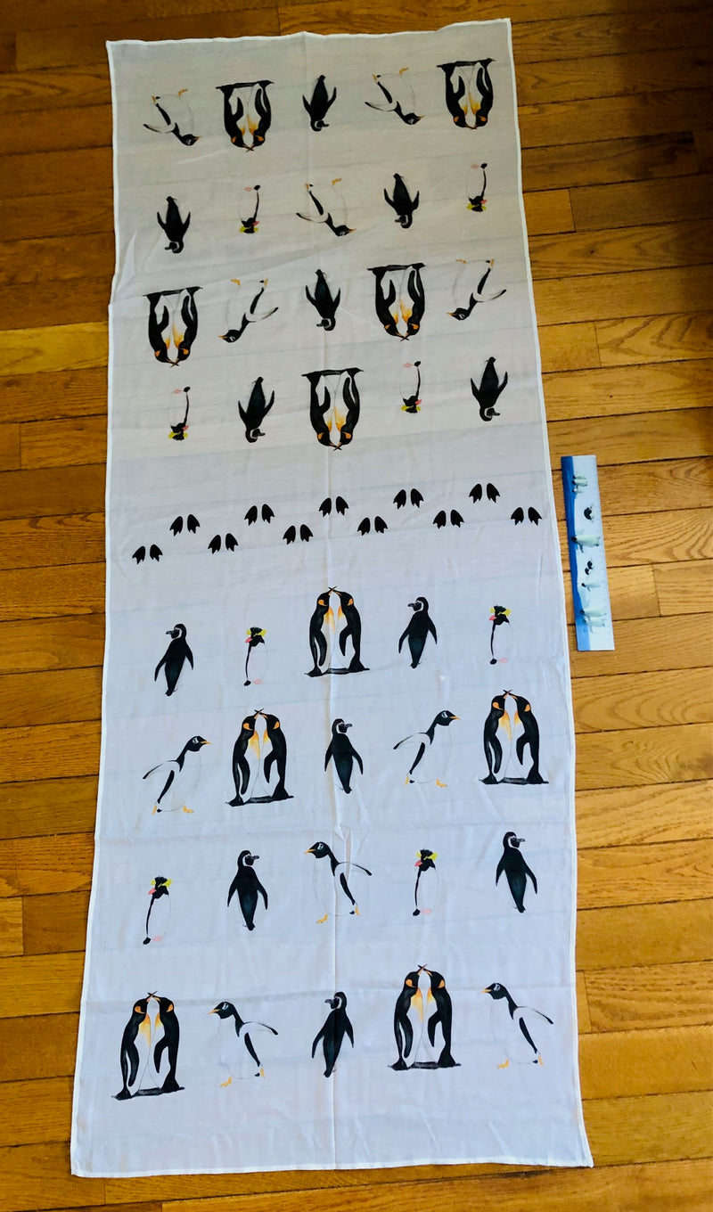 Penguin Fashion Scarf (16" x 60")