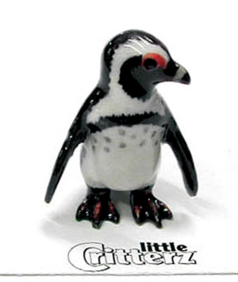 African Porcelain Penguin Figurine (1 3/4" Tall)