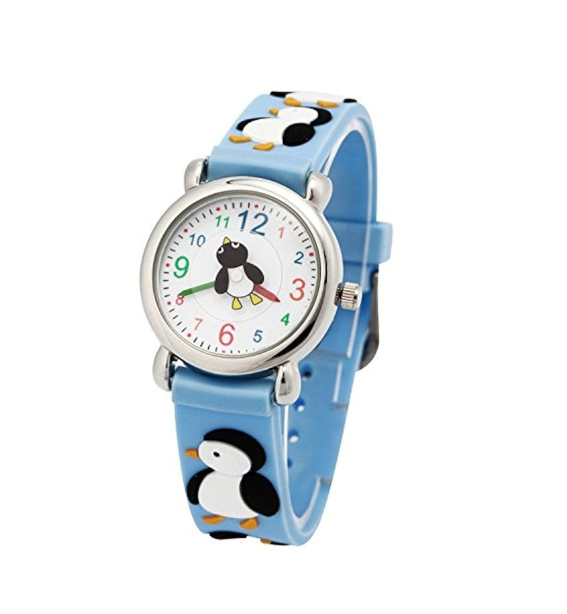 Kids Blue Penguin Watch (adjustable for 3 -8 years)