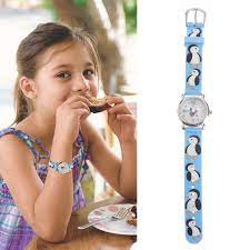 Kids Blue Penguin Watch (adjustable for 3 -8 years)