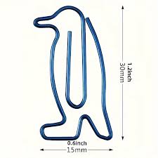 Penguin Paper Clips (Pack of 10 penguins)