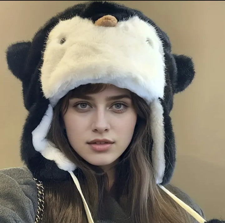 Penguin Fashion Winter Hat (Adults / Teens)