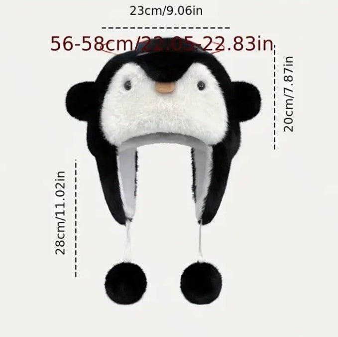 Penguin Fashion Winter Hat (Adults / Teens)