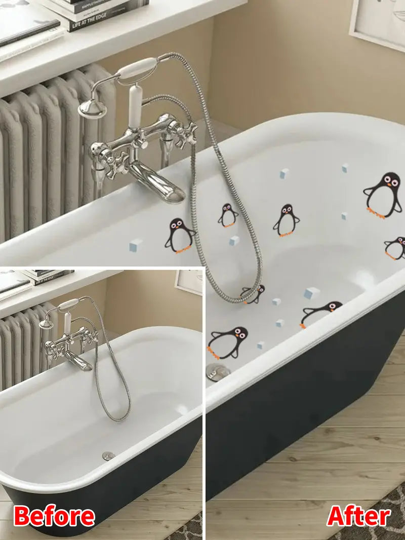 Non-Slip Penguin Tub Stickers (20 per pack)