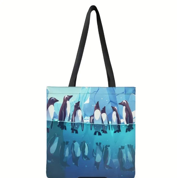 Penguin All-Weather Shopping Tote (16" x 14" x 10")