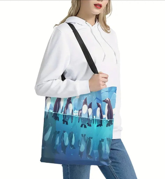 Penguin All-Weather Shopping Tote (16" x 14" x 10")