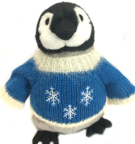 Penguin Plush Snowflake Winter Holiday Winter Stuffed Animal 