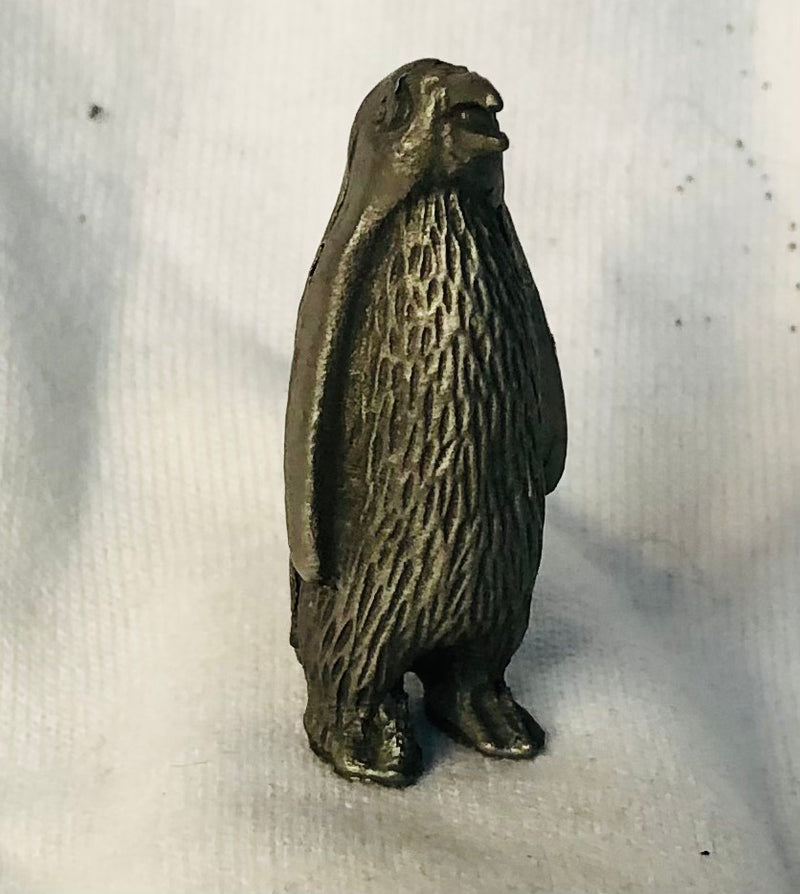 Mini Pewter Penguin Figurine (1 1/2" Tall)