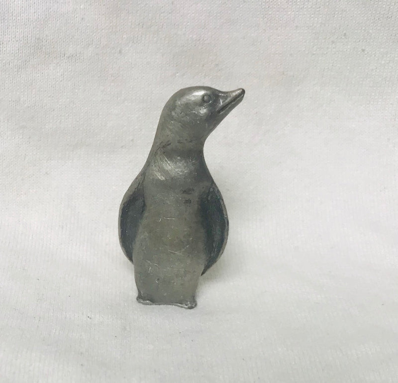Profile Pewter Penguin Figurine (2" Tall)