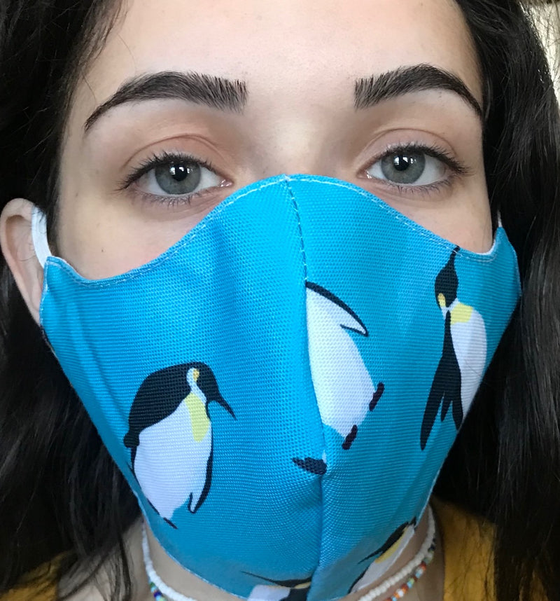 Cool Penguins Face Mask (7 1/2" x 4 1/2")