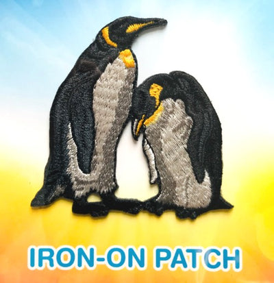 Penguin Emperor Iron On Patch Gift