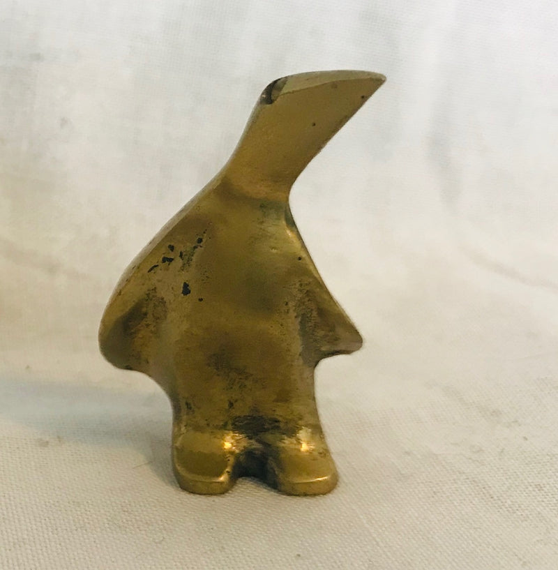 Brass Penguin Figurine (1 1/2" Tall)