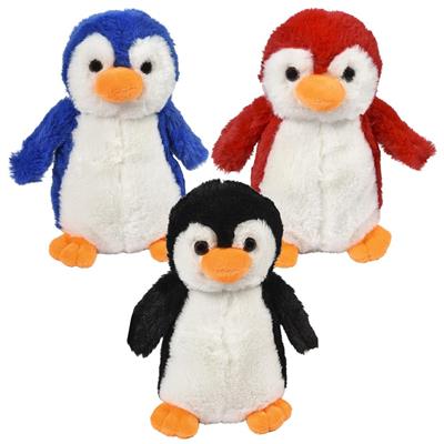 Fluffy Puffy Penguin Plush (8" Tall - 3 colors)