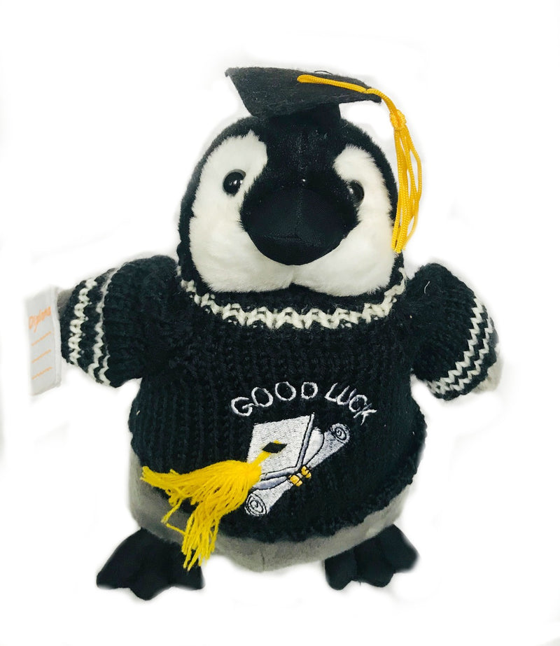 Penguin Graduation "Good Luck" Plush with Diploma(10" Tall)