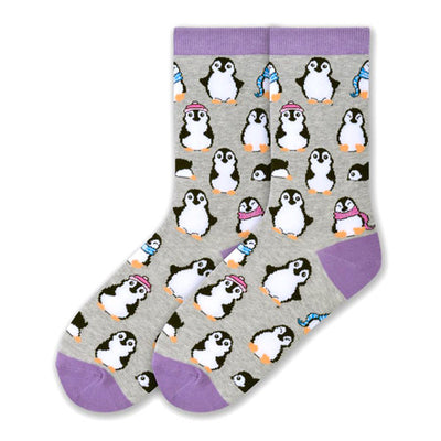 Penguin Socks, Women's Size, Chilly, Cute, Penguins Gift
