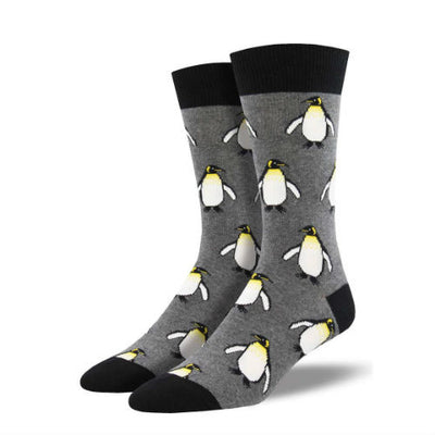 Penguin Socks Gray Apparel Men's Gift