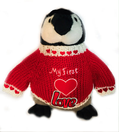 Penguin Plush Valentine Romantic Romance Love Stuffed Animal Toy Gift