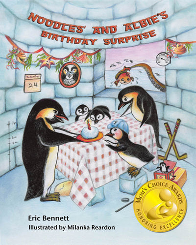 Noodles Albie Penguin Picture Book Birthday Christmas Children's Story Gift Antarctica Santa