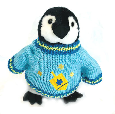 Penguin Plush Hanukkah Chanukkah Stuffed Animal Dreidel Gift Jewish